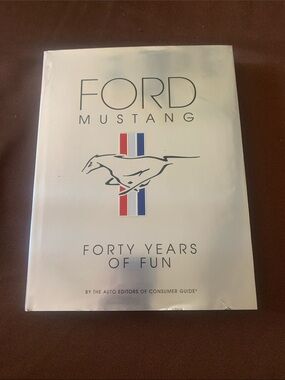 Ford Mustang 40th anniversary hardcover coffee table book